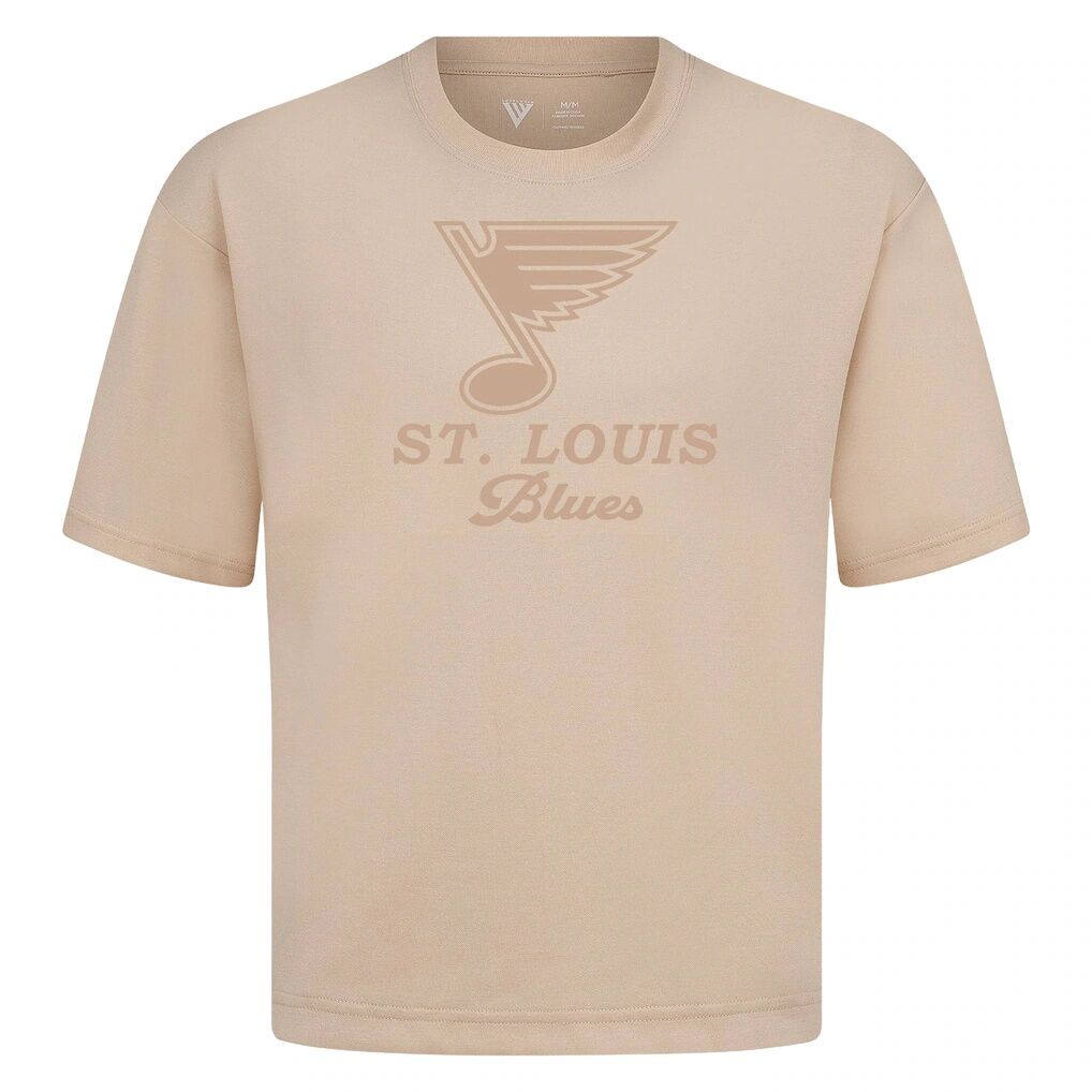St. Louis Blues Levelwear Shadow Surge Luxe Signature Knit T-Shirt