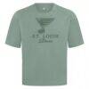 St. Louis Blues Levelwear Shadow Surge Luxe Signature Knit T-Shirt - Green - Side View