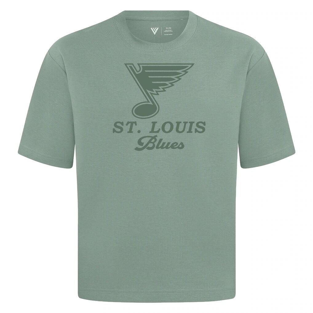 St. Louis Blues Levelwear Shadow Surge Luxe Signature Knit T-Shirt