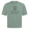 Vegas Golden Knights Levelwear Shadow Surge Luxe Signature Knit T-Shirt - Green - Side View