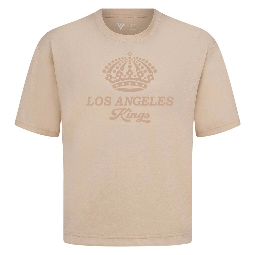 Los Angeles Kings Levelwear Shadow Surge Luxe Signature Knit T-Shirt - Khaki