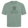 Toronto Maple Leafs Levelwear Shadow Surge Luxe Signature Knit T-Shirt - Green - Side View