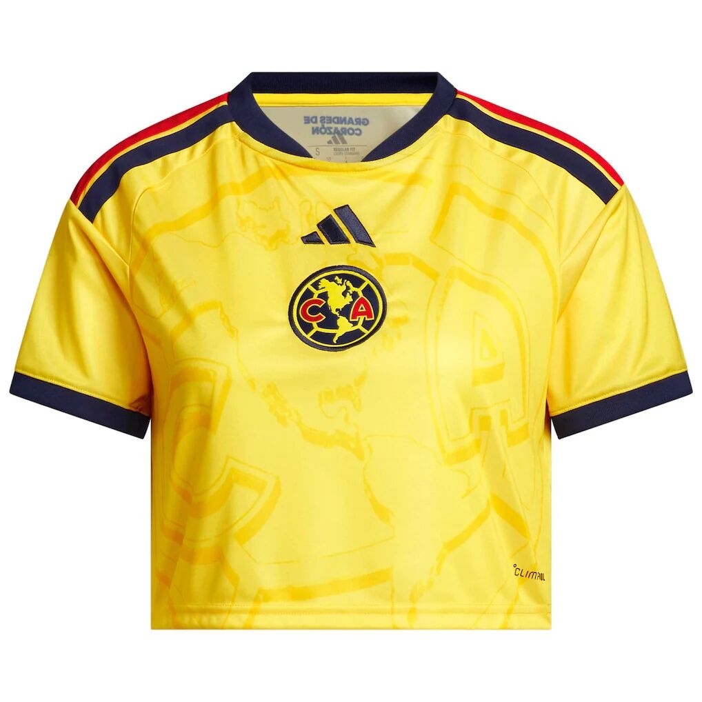 Club America adidas Women's 2026/27 Home Cropped Replica Jersey