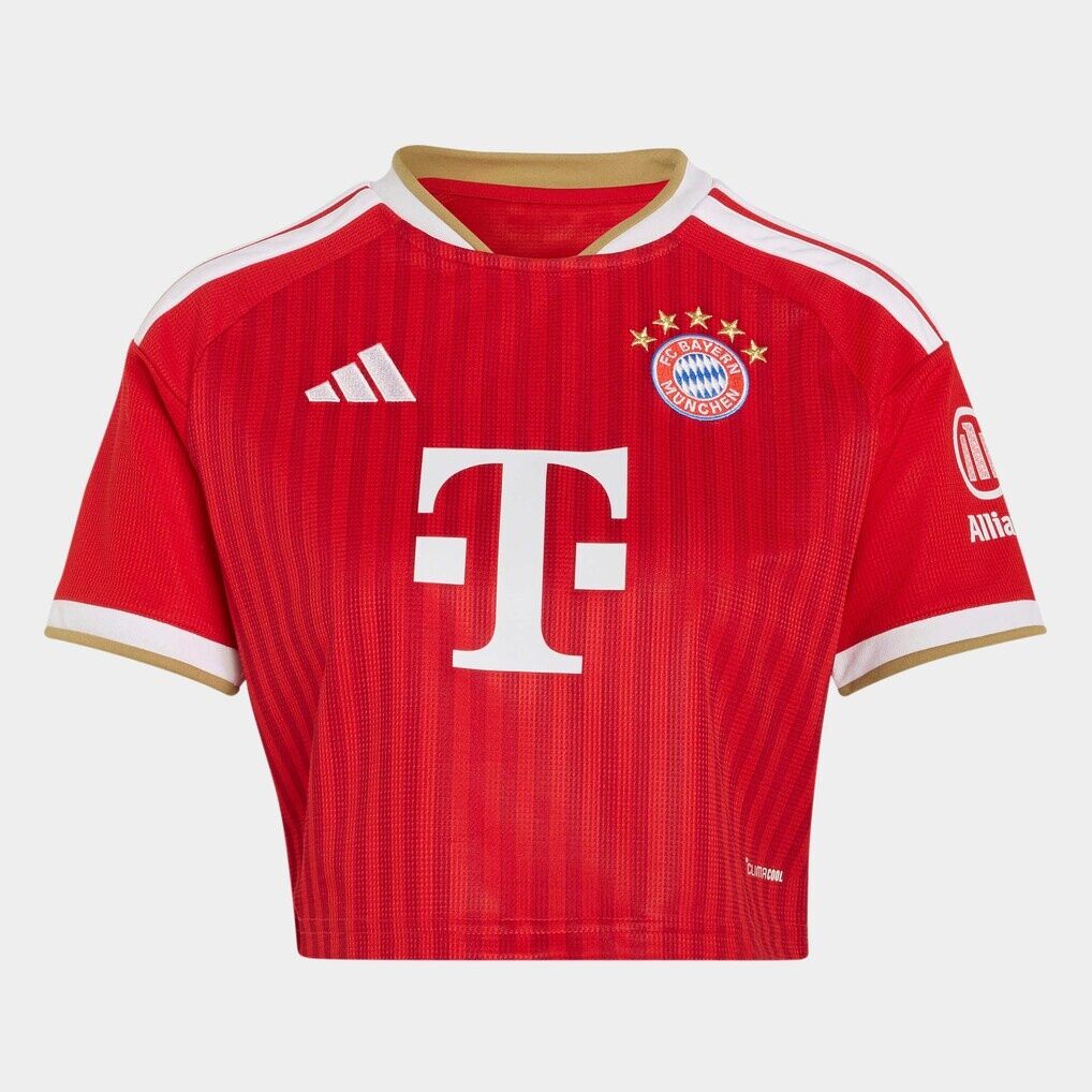 Bayern Munich adidas Women's 2026/27 Home Replica Cropped Jersey