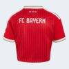 Bayern Munich adidas Women's 2026/27 Home Replica Cropped Jersey - Red - Alt2