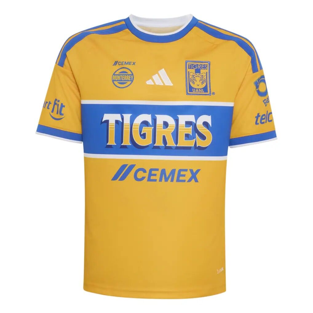 Tigres UANL adidas Youth 2026/27 Home Replica Jersey