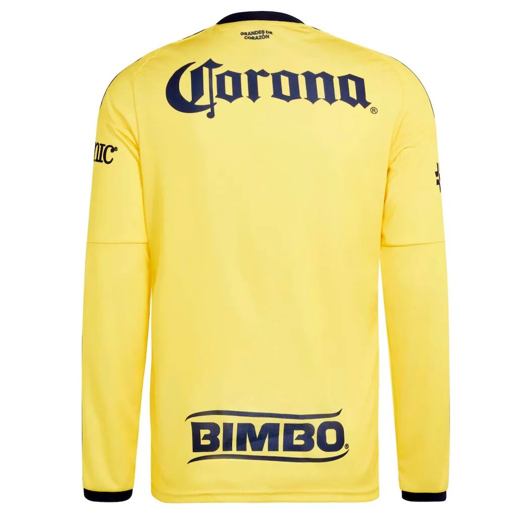 Club America adidas 2026/27 Home Replica Long Sleeve Jersey