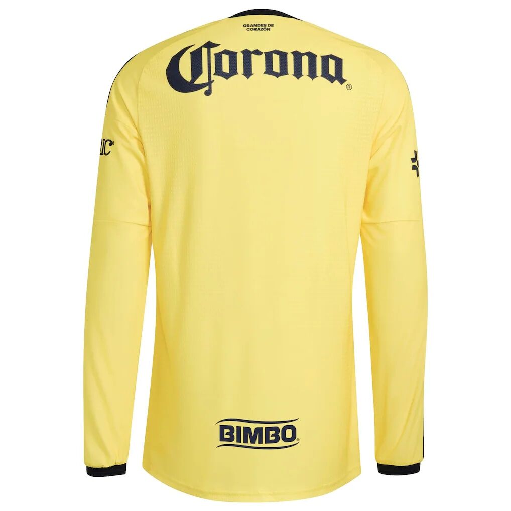 Club America adidas 2026/27 Home On-Field Authentic Long Sleeve Jersey