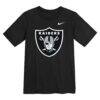 Las Vegas Raiders Nike Preschool Logo T-Shirt - Black - Front View