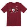 San Francisco 49ers Nike Youth Logo T-Shirt - - Front View