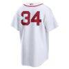 David Ortiz Boston Red Sox Nike Home Replica Jersey - White - Detail View