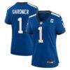 Ahmad Sauce Gardner Indianapolis Colts Nike Women's Alternate 2 Indiana Nights Game Jersey - - Front View
