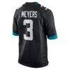 Jakobi Meyers Jacksonville Jaguars Nike Alternate Game Jersey - Black - Detail View