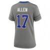 Josh Allen Buffalo Bills Nike Women's Nickel City Game Jersey - Gray - Detail View