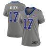 Josh Allen Buffalo Bills Nike Women's Nickel City Game Jersey - Gray - Front View