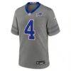 James Cook III Buffalo Bills Nike Nickel City Game Jersey - Gray - Side View