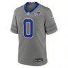 Keon Coleman Buffalo Bills Nike Nickel City Game Jersey - Gray - Side View