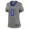 Keon Coleman Buffalo Bills Nike Women's Nickel City Game Jersey - Gray - Side View