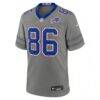 Dalton Kincaid Buffalo Bills Nike Nickel City Game Jersey - Gray - Side View