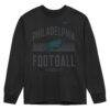 Philadelphia Eagles Nike Preschool Arch Logo Gradient Long Sleeve T-Shirt - Black - Front View
