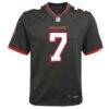 Bucky Irving Tampa Bay Buccaneers Nike Youth Alternate Game Jersey - Pewter - Side View