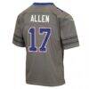 Josh Allen Buffalo Bills Nike Youth Nickel City Game Jersey - Gray - Detail View