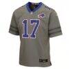 Josh Allen Buffalo Bills Nike Youth Nickel City Game Jersey - Gray - Side View