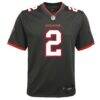 Emeka Egbuka Tampa Bay Buccaneers Nike Youth Alternate Game Jersey - Pewter - Side View