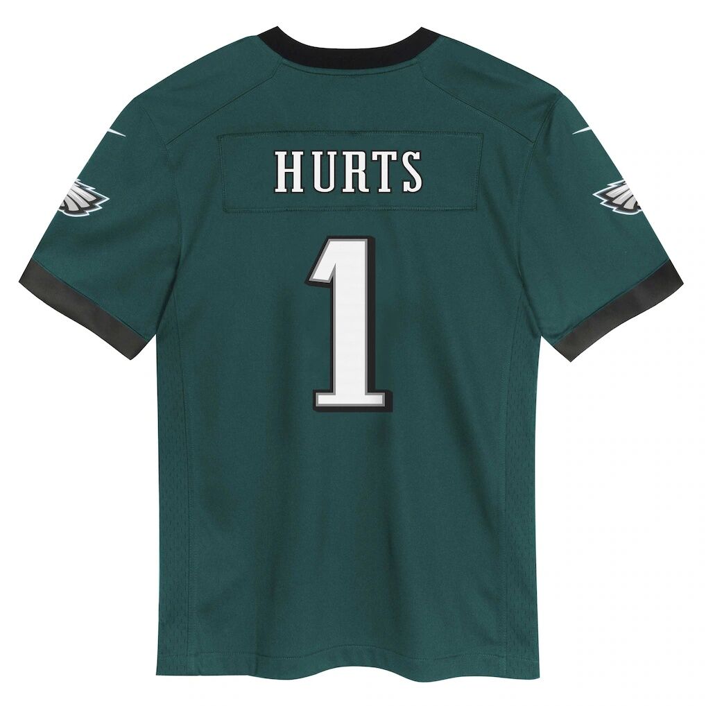 Jalen Hurts Philadelphia Eagles Nike Preschool Team Game Jersey - Midnight Green