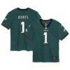 Jalen Hurts Philadelphia Eagles Nike Preschool Team Game Jersey - - Front View