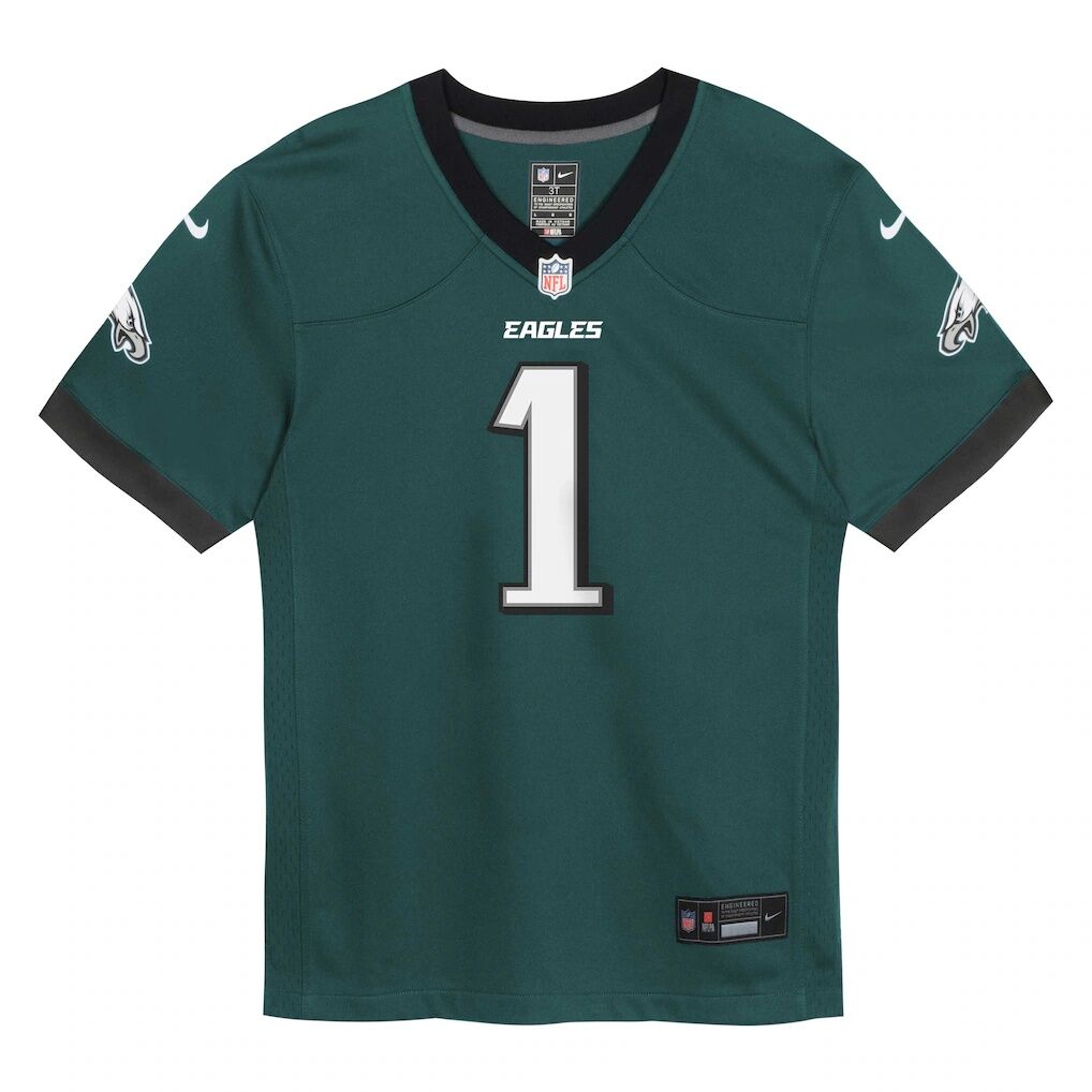 Jalen Hurts Philadelphia Eagles Nike Preschool Team Game Jersey - Midnight Green
