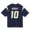 Justin Herbert Los Angeles Chargers Nike Preschool Alternate Game Jersey - Navy - Detail View