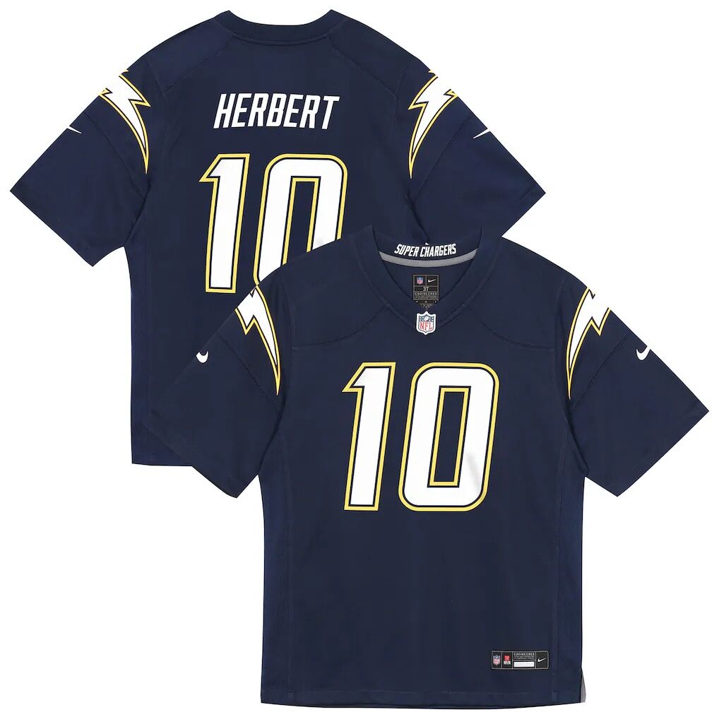 Justin Herbert Los Angeles Chargers Nike Preschool Alternate Game Jersey