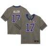 Josh Allen Buffalo Bills Nike Toddler Nickel City Game Jersey - Gray - Front View