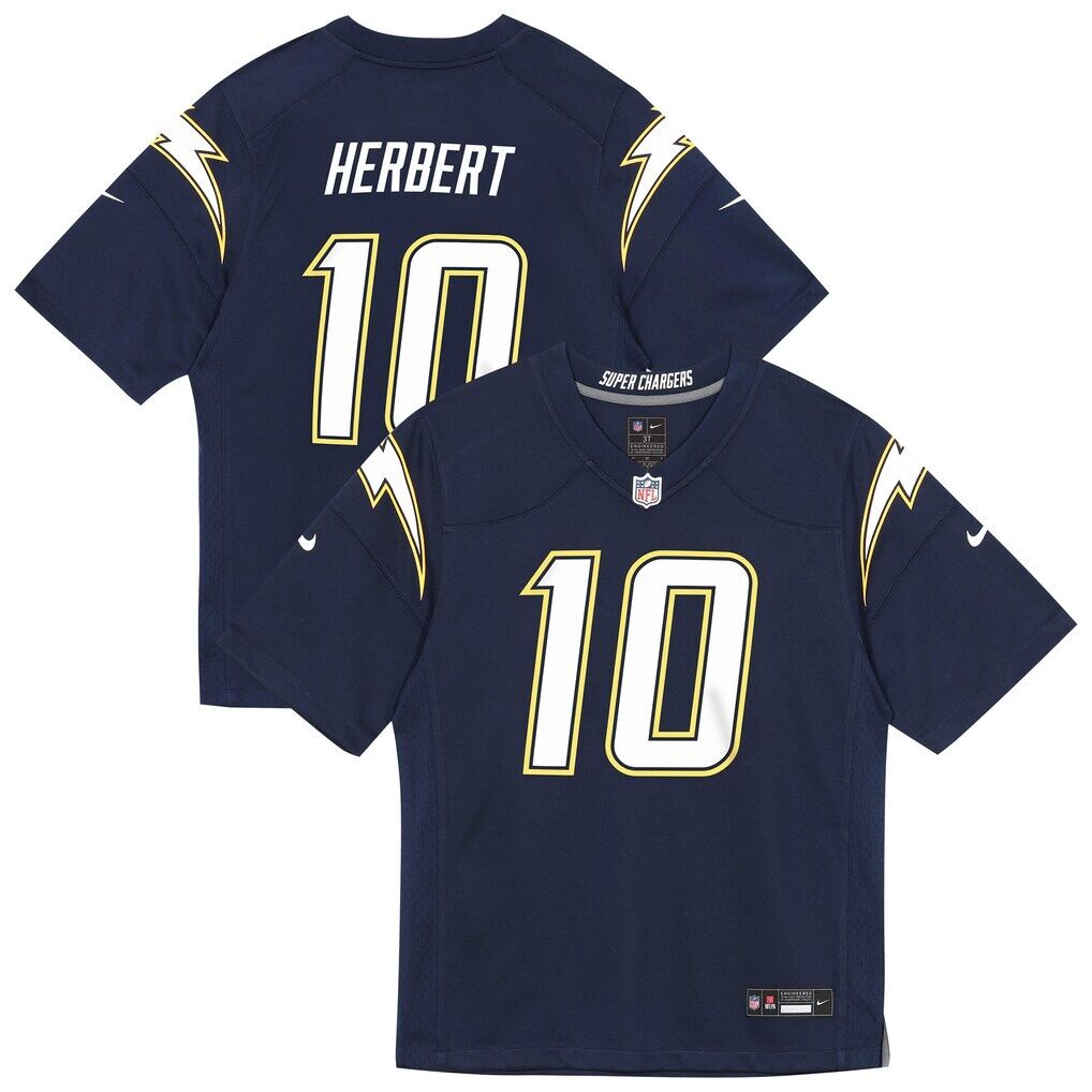 Justin Herbert Los Angeles Chargers Nike Toddler Alternate Super Chargers Game Jersey