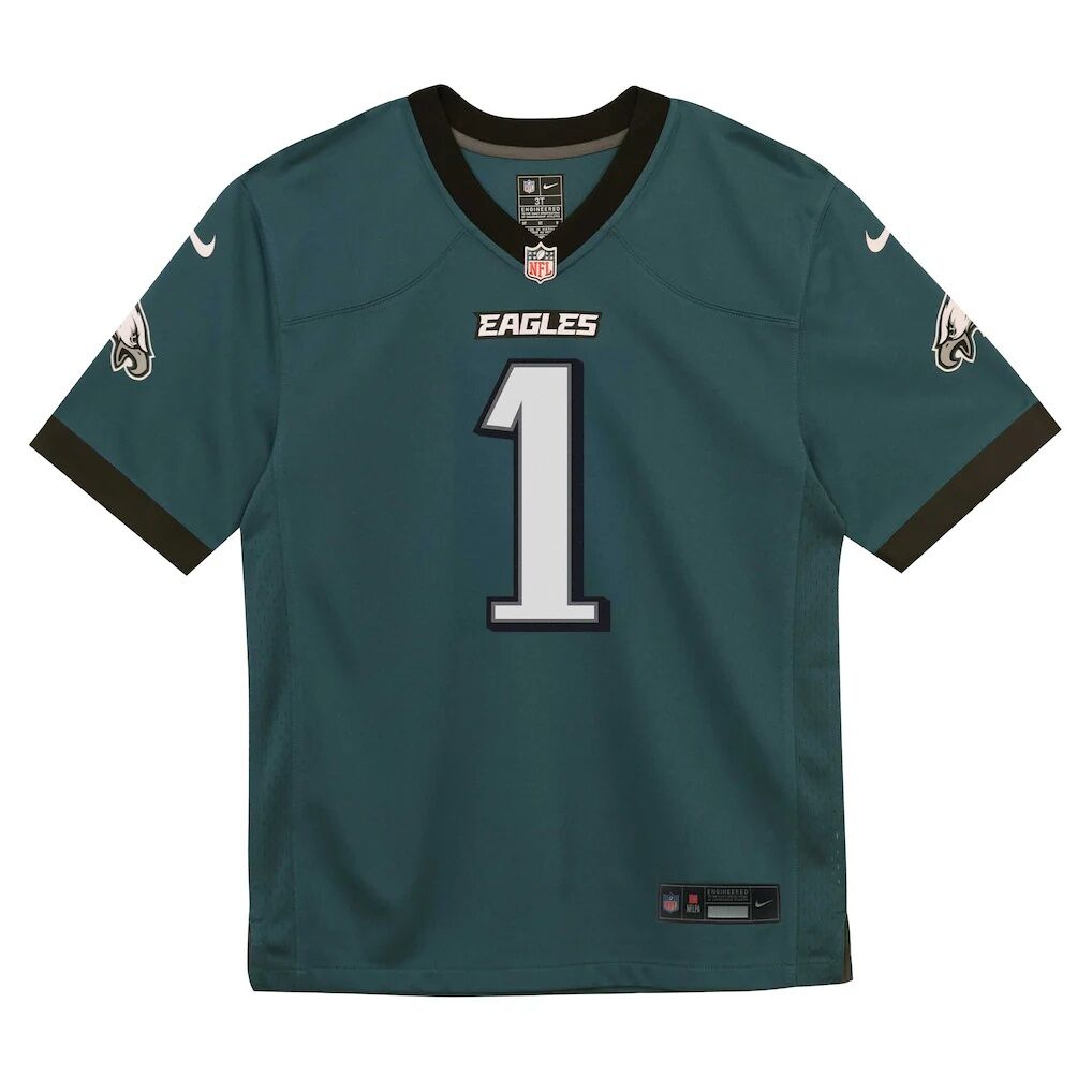 Jalen Hurts Philadelphia Eagles Nike Toddler Team Game Jersey - Midnight Green