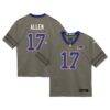 Josh Allen Buffalo Bills Nike Infant Nickel City Game Jersey - Gray - Front View