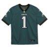 Jalen Hurts Philadelphia Eagles Nike Infant Team Game Jersey - Midnight Green - Side View