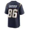 Oronde Gadsden Los Angeles Chargers Nike Alternate 2 Super Chargers Game Jersey - Navy - Detail View