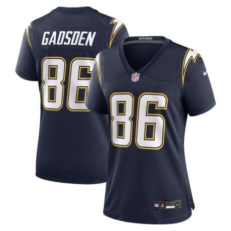 Oronde Gadsden Los Angeles Chargers Nike Women's Alternate 2 Super Chargers Game Jersey - Navy - Front View