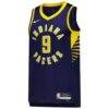 T.J. McConnell Indiana Pacers Nike Unisex Swingman Jersey - Navy - Side View