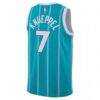 Kon Knueppel Charlotte Hornets Jordan Brand Unisex Swingman Jersey - Teal - Detail View