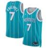 Kon Knueppel Charlotte Hornets Jordan Brand Unisex Swingman Jersey - Teal - Front View