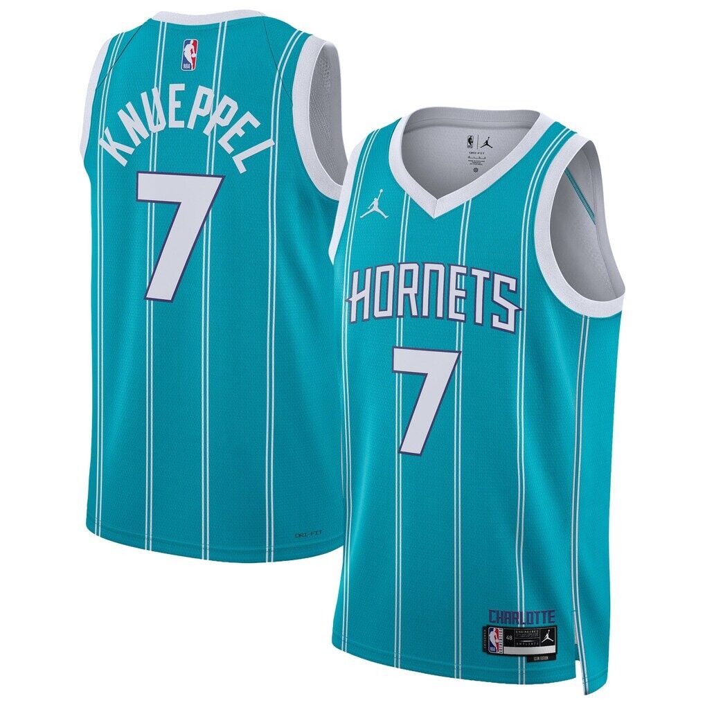Kon Knueppel Charlotte Hornets Jordan Brand Unisex Swingman Jersey – Icon Edition