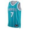Kon Knueppel Charlotte Hornets Jordan Brand Unisex Swingman Jersey - Teal - Side View