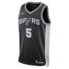 Stephon Castle San Antonio Spurs Nike Unisex Swingman Jersey - Black - Side View