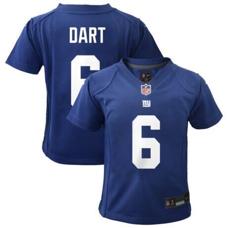 Jaxson Dart New York Giants Nike Preschool Team Game Jersey - - Front View