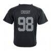 Maxx Crosby Las Vegas Raiders Nike Preschool Team Game Jersey - Black - Detail View