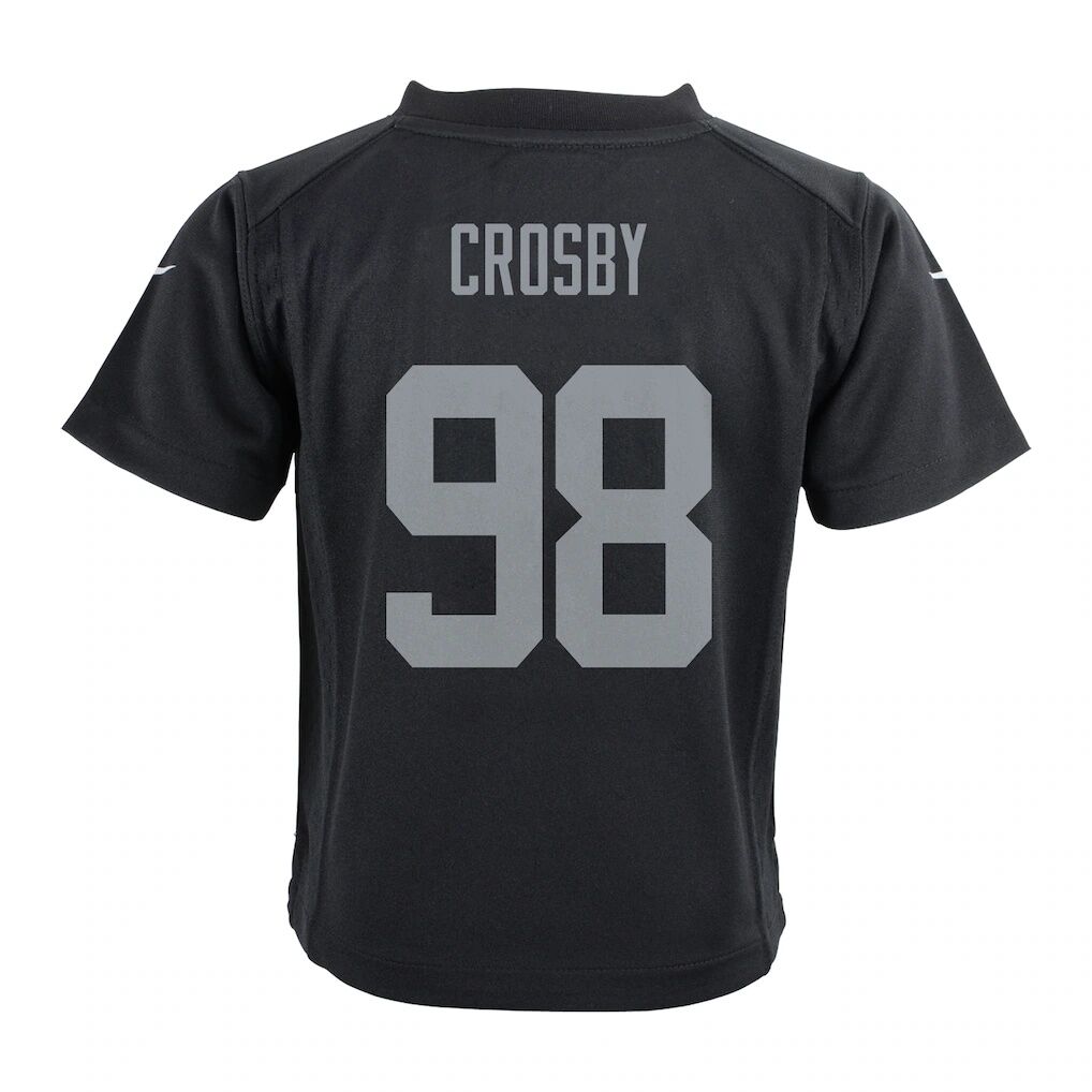 Maxx Crosby Las Vegas Raiders Nike Preschool Team Game Jersey