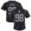 Maxx Crosby Las Vegas Raiders Nike Preschool Team Game Jersey - Black - Front View